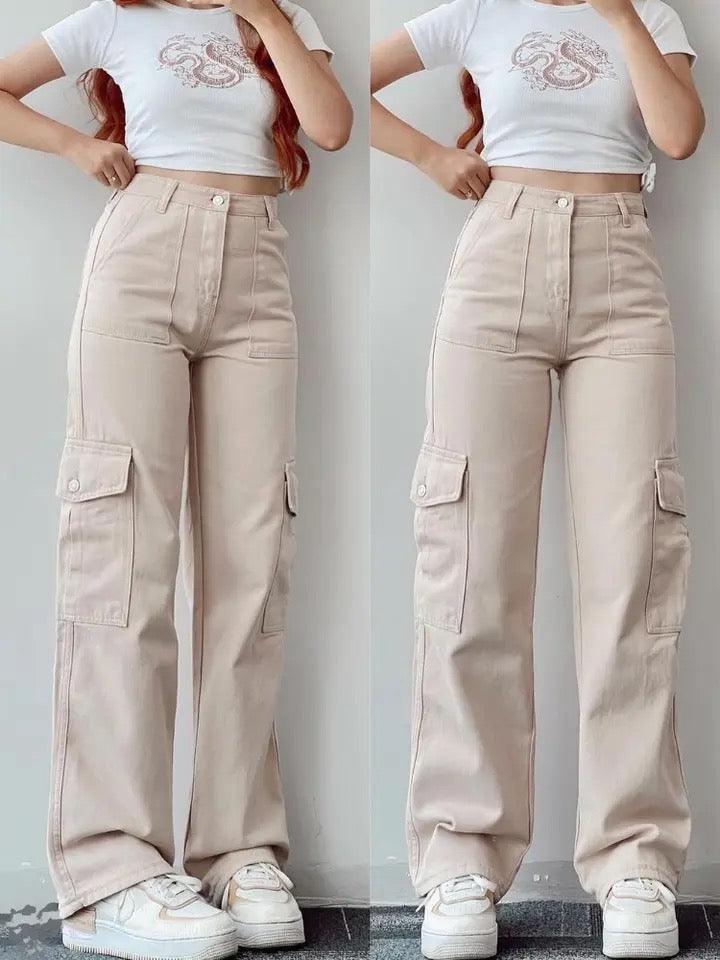 Roderno Cargo Statement Pants In Olive