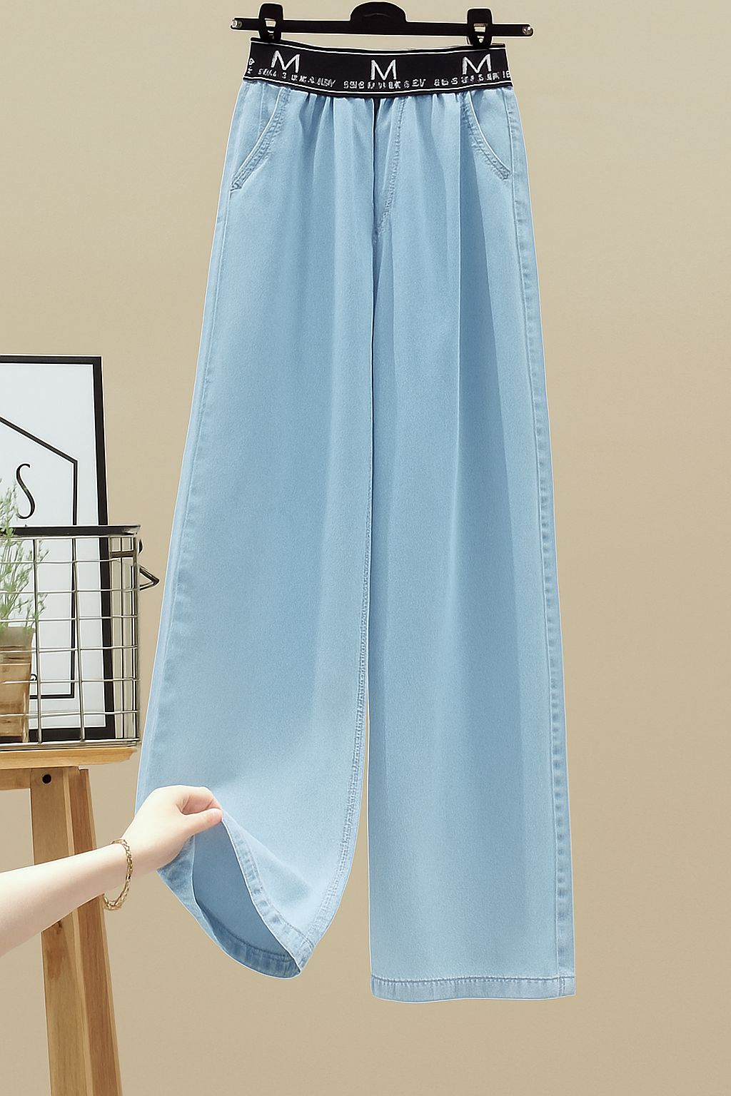 Velora Summer Coord Set In Light Blue