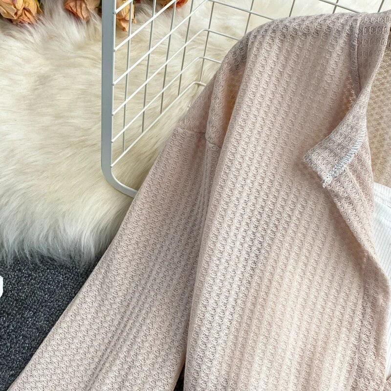 Laurel Full Sleeve Summer Tops In Brown