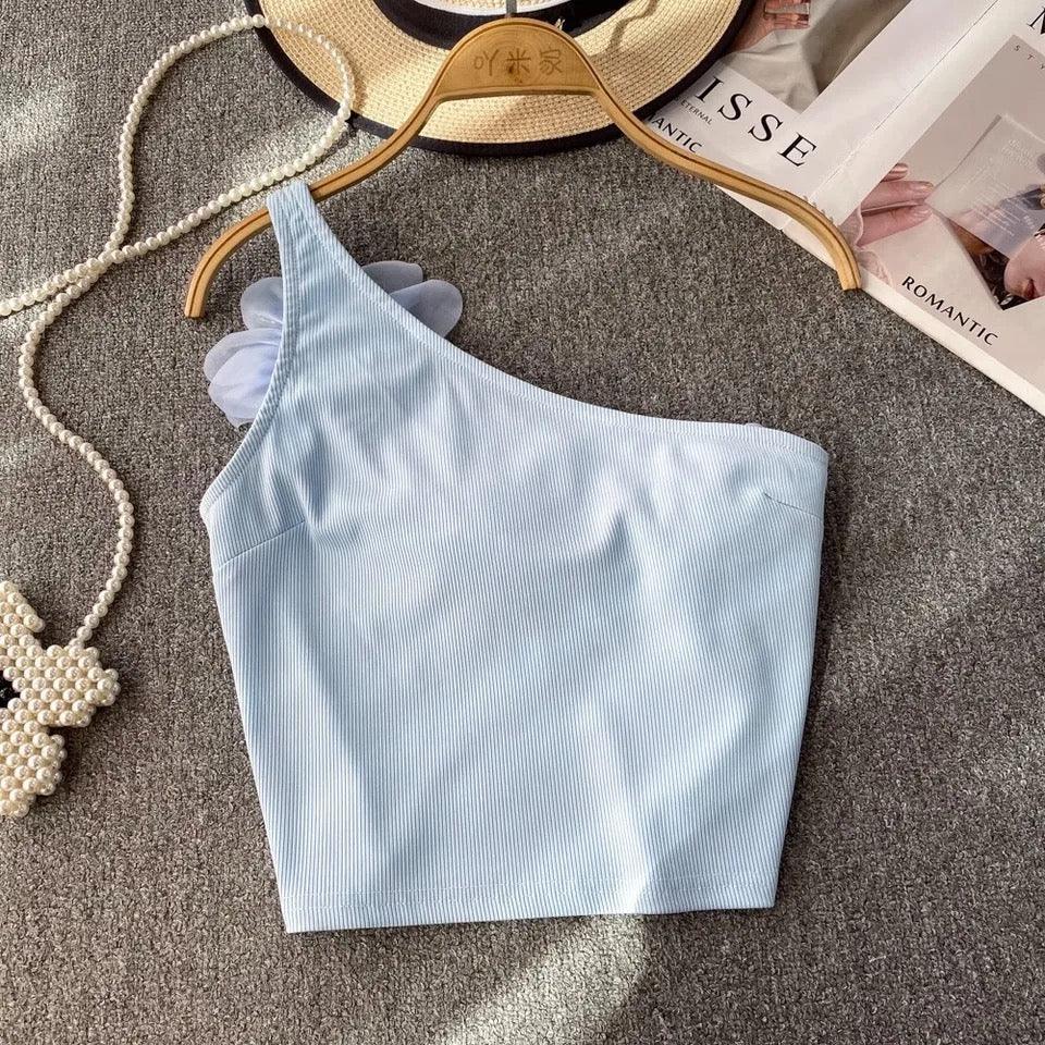 Ruby Statement Summer Tank Top In Blue