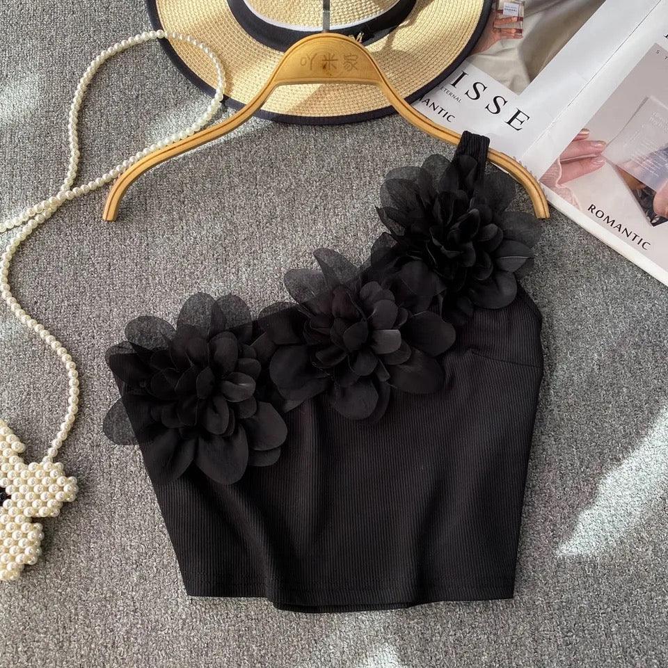 Ruby Statement Summer Tank Top In Black