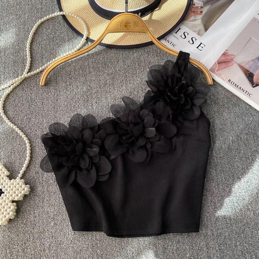 Ruby Statement Summer Tank Top In Black