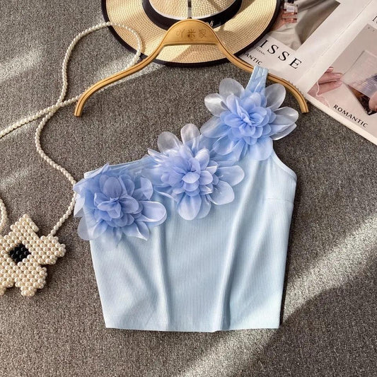 Ruby Statement Summer Tank Top In Blue