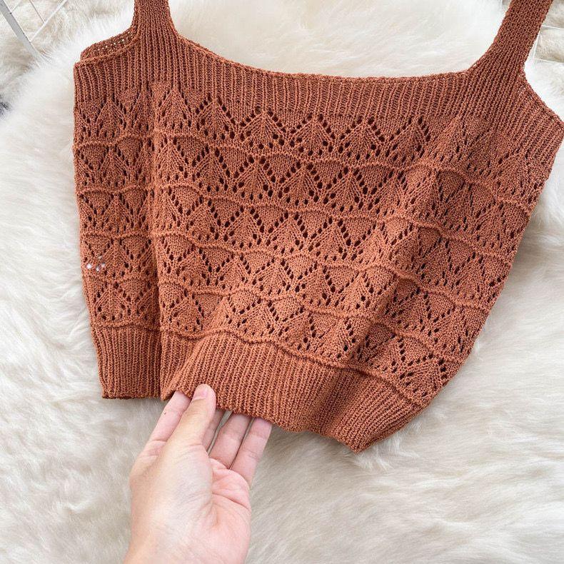 Esme Crochet Coord Set In White