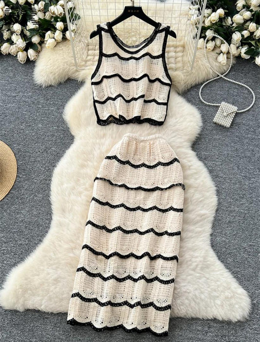 Hea Luxe Soft Knit Coord Set-Resortwear