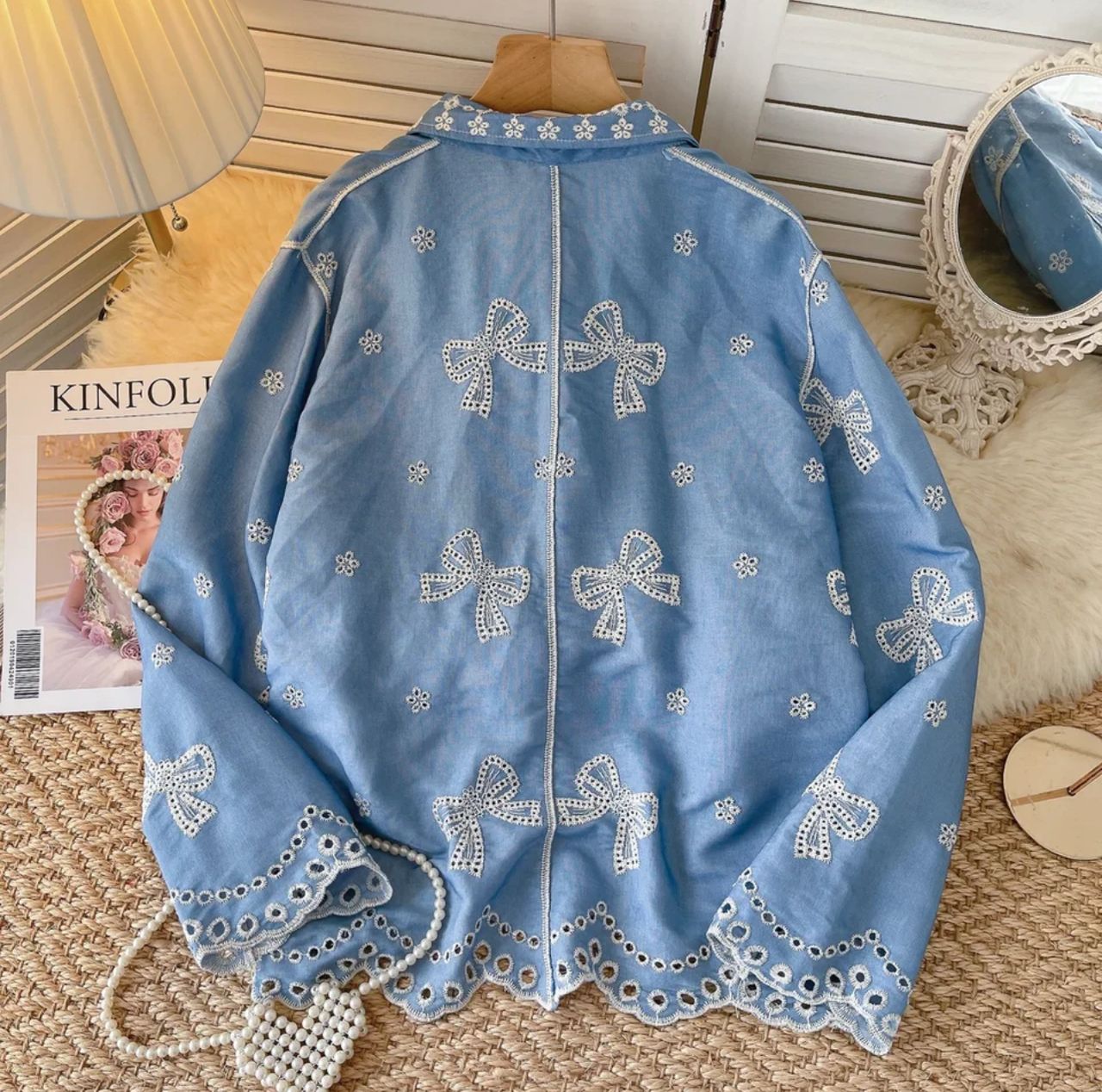 Lumi Premium Embroidered Cotton Shirt