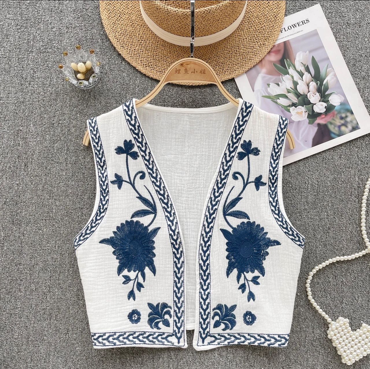 Sarai Statement Vest Top