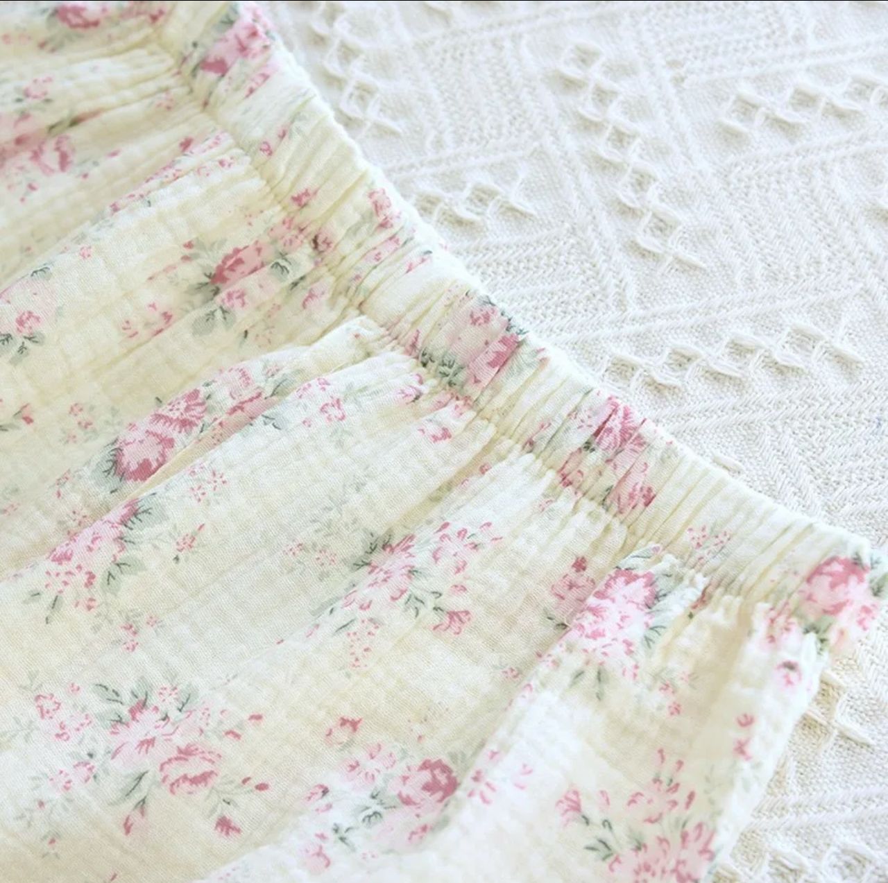 Meria Floral Cotton Nightsuit