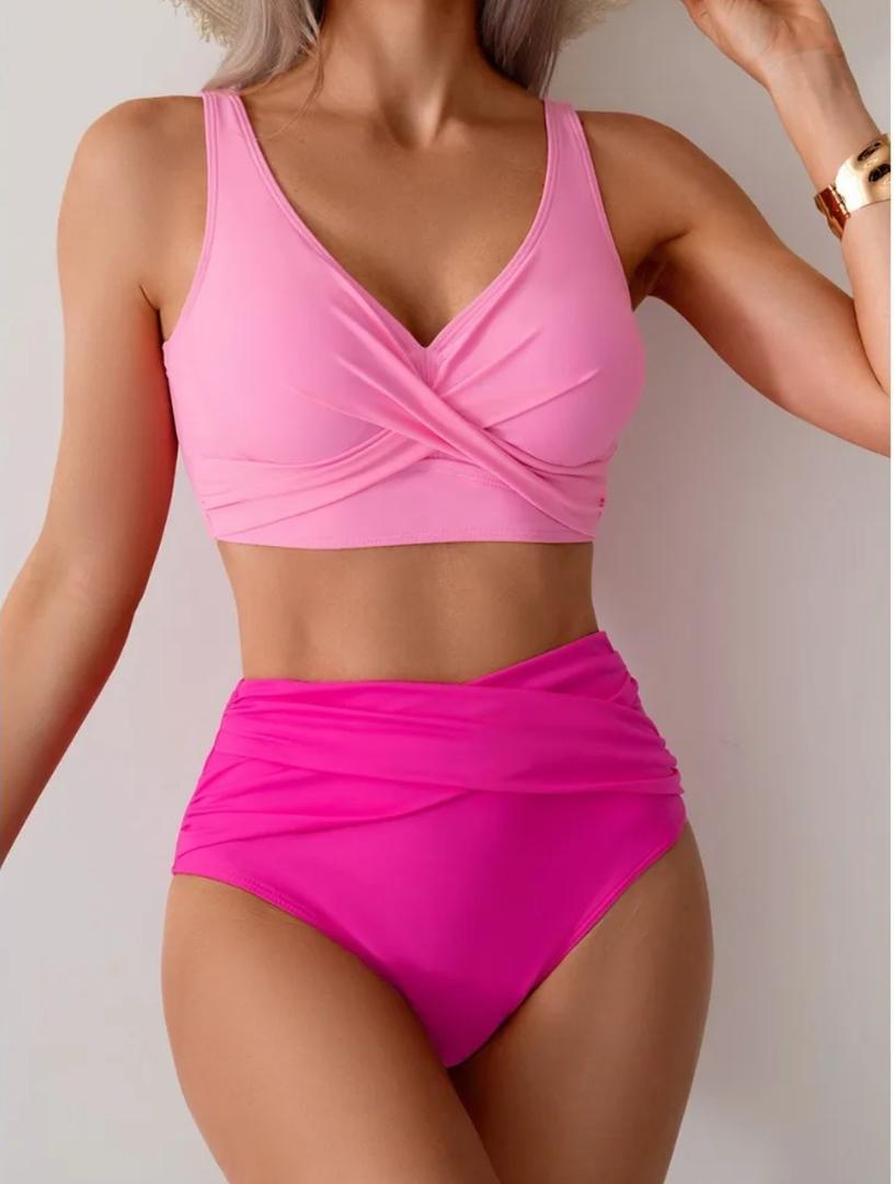 Ema Statement Summer Bikini In Pink