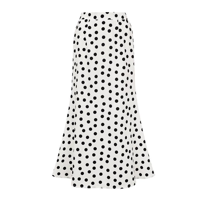 Janet Polka Swimsuit With Skirt