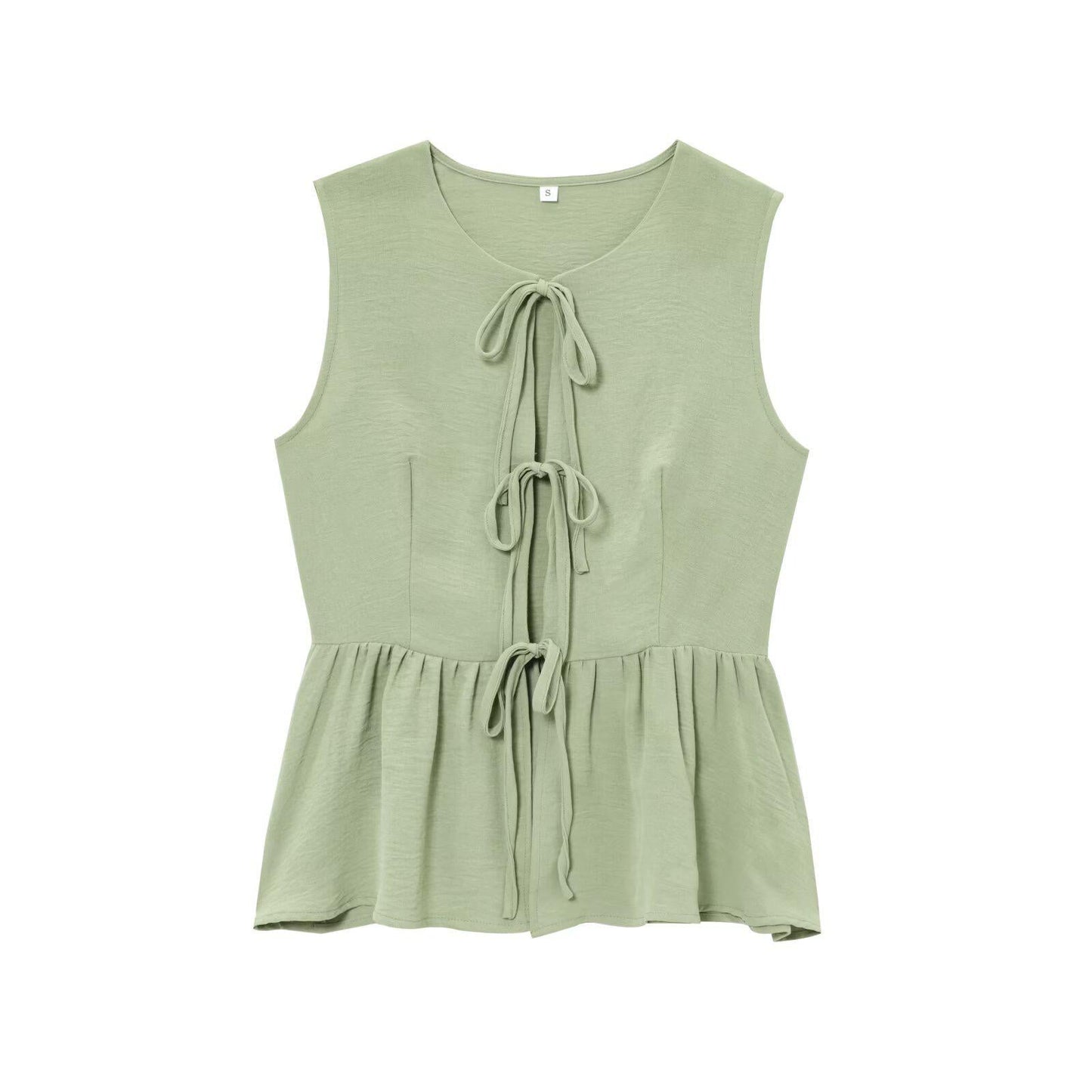 Aderyn Statement Linen Suit Set In Olive Green