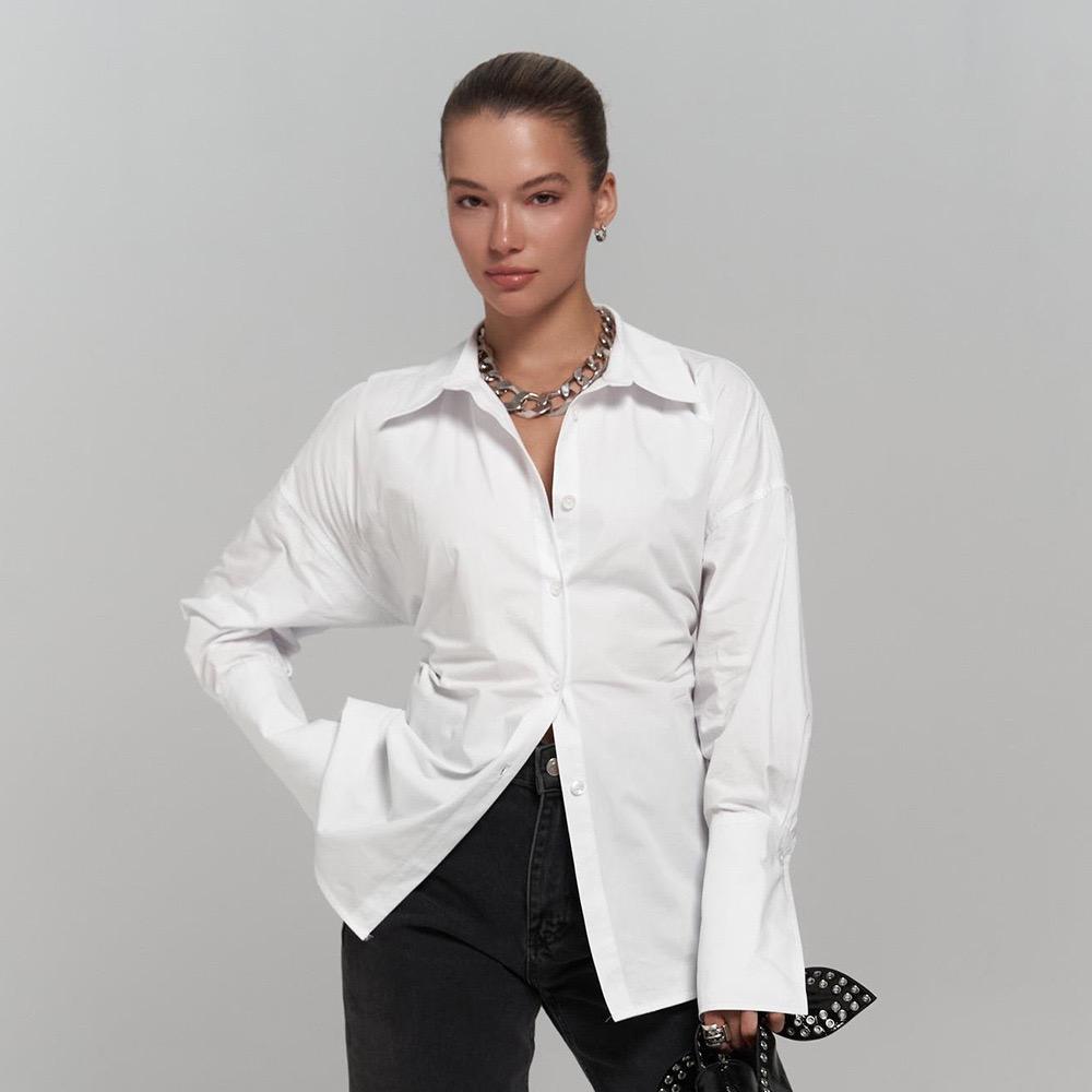 Nelli Statement Formal Shirt In White