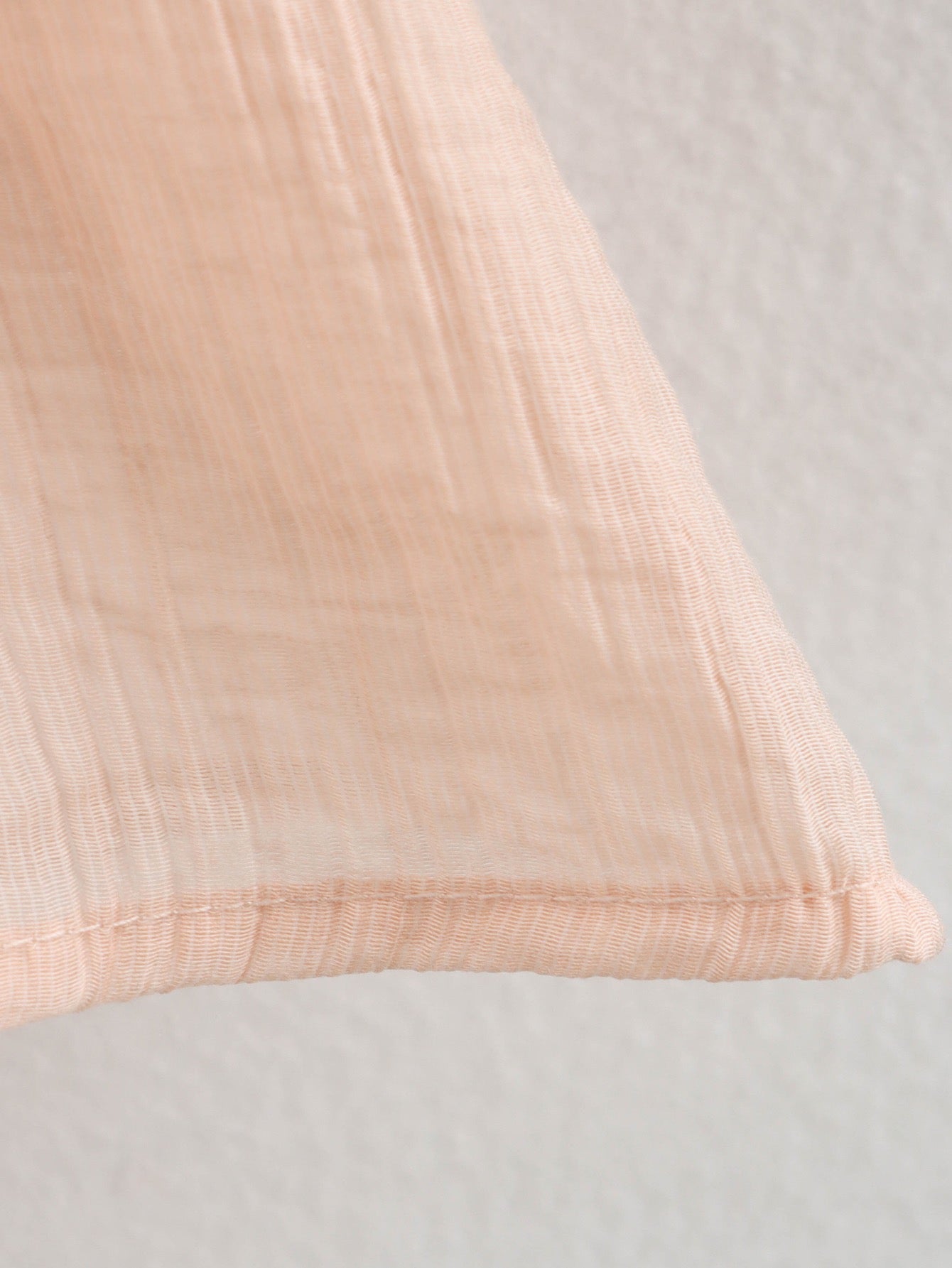 Elara Lace-Up Oversized Summer Top In Peach