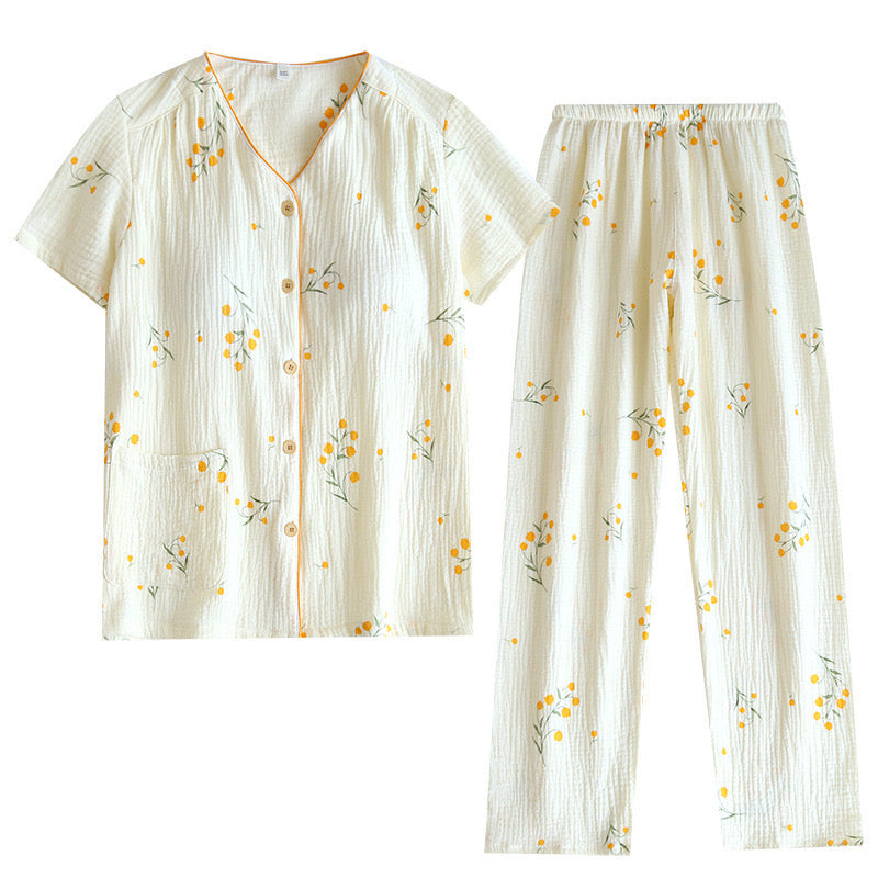 Sarena Floral Cotton Padded Nightsuit