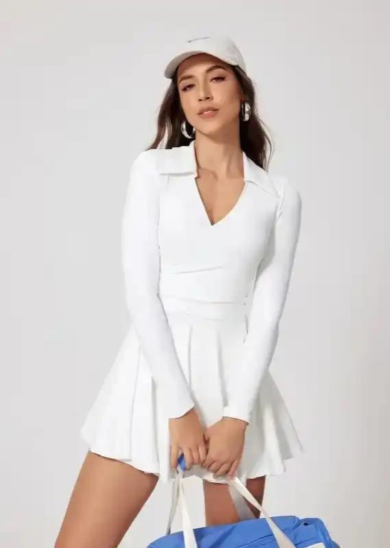 Marin Tenniscore Statement Dress with Detachable Shorts