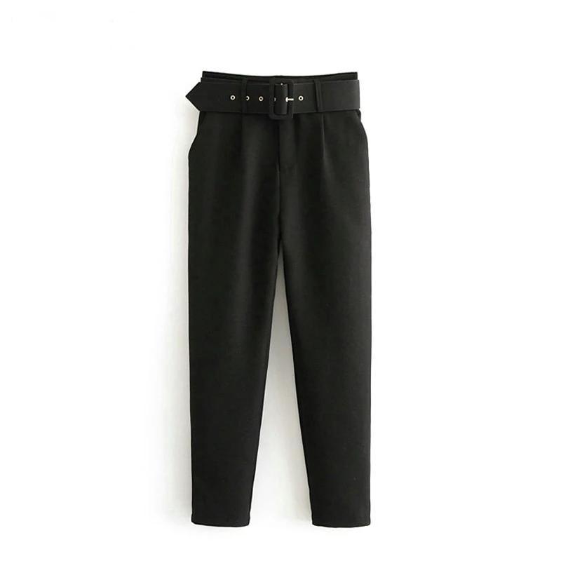 Luxury Trinity Pants In Black