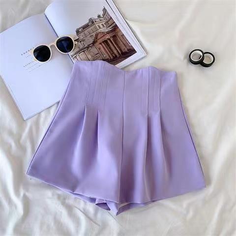 Seul Statement Shorts In Purple