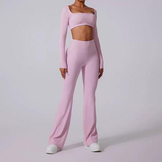 Leon Premium Activewear Set In Light Pink