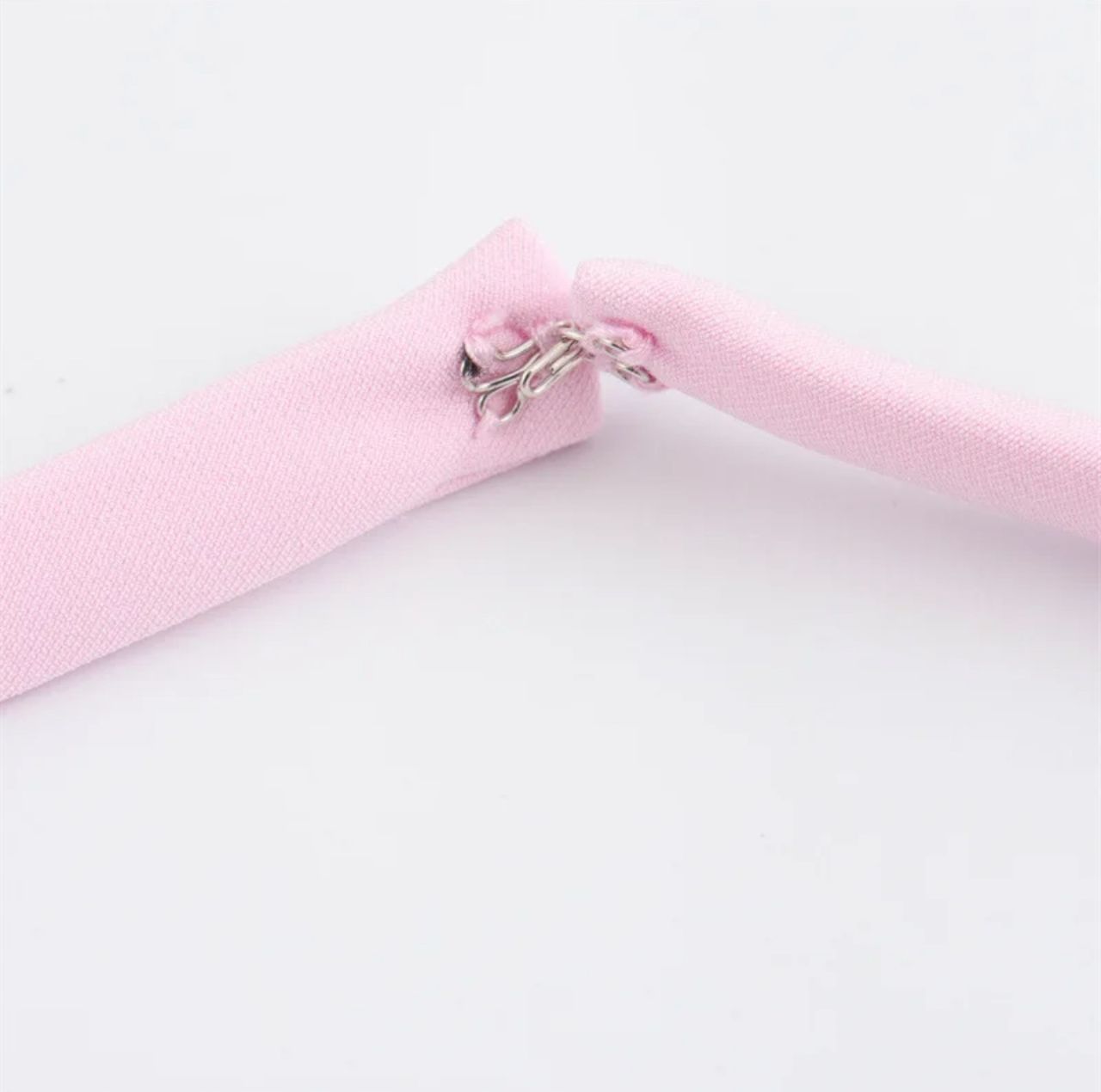 Hilton Statement Vest Knot Top In Pink