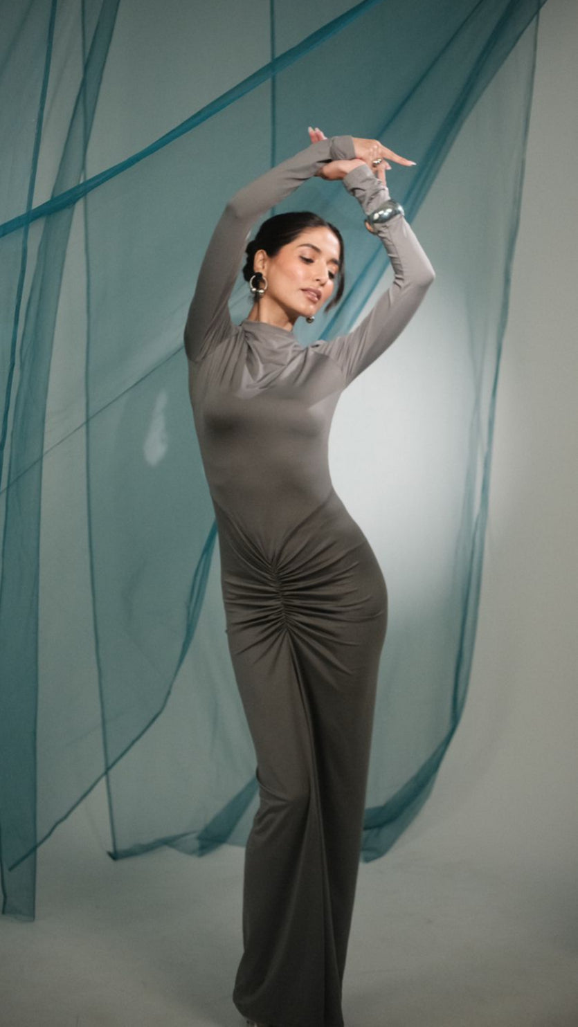 Junifar Statement Bodycon Maxi Dress