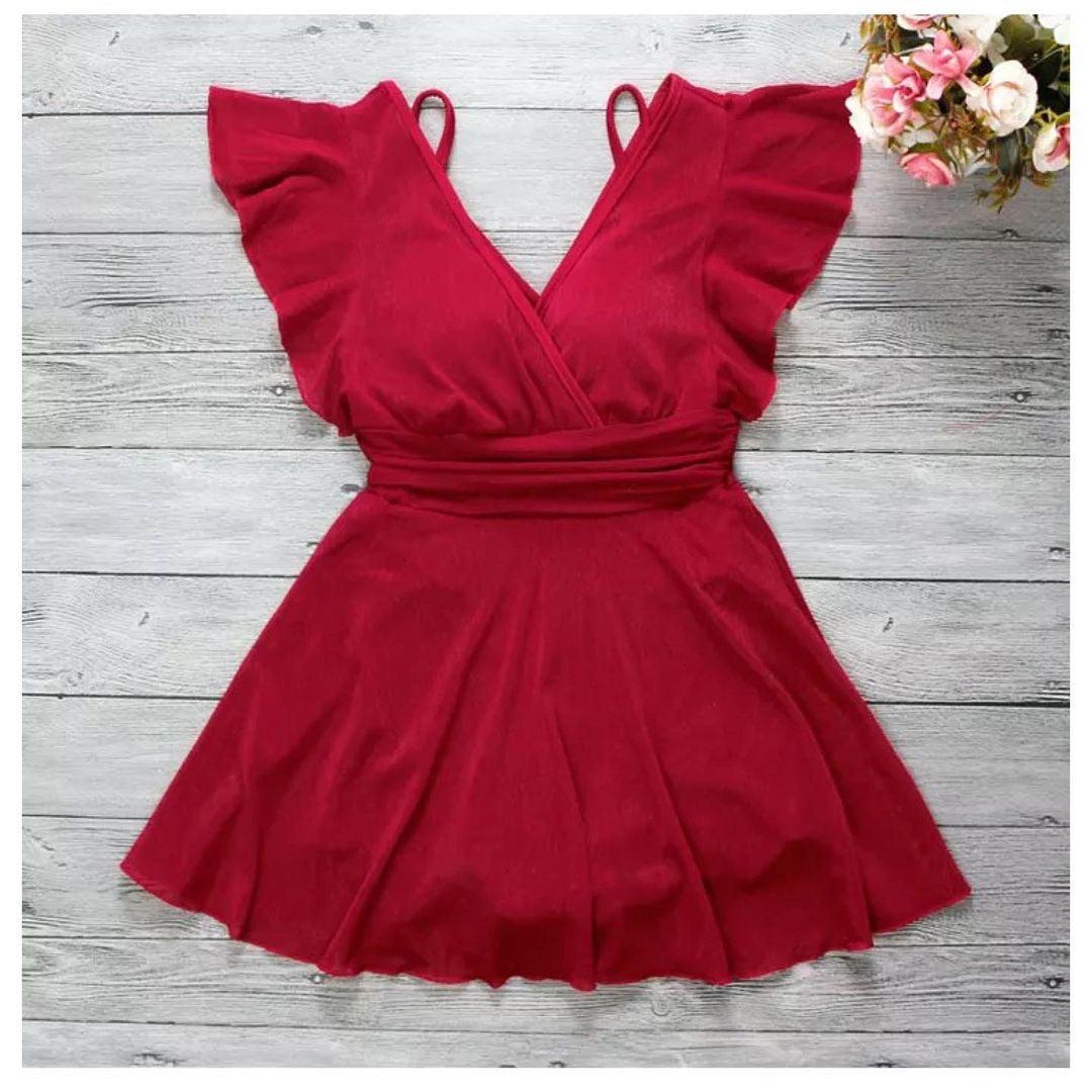 Soneva Holiday Swimsuit In Red