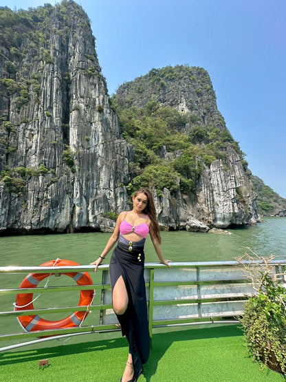 Serbia One Pc Swimsuit with Skirt
