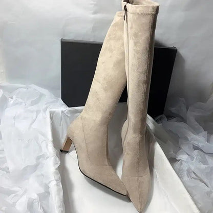 Leona Over Knee Premium Suede Boots