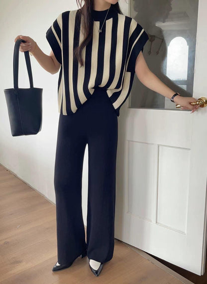 Arizona Ribbed Co-ord Set In Grey