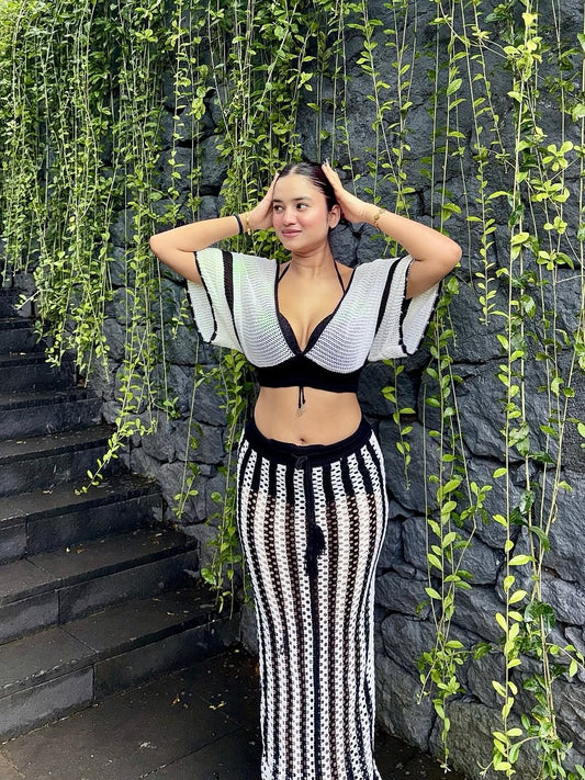 Sikoy Crochet Holiday Coord - Resortwear In White