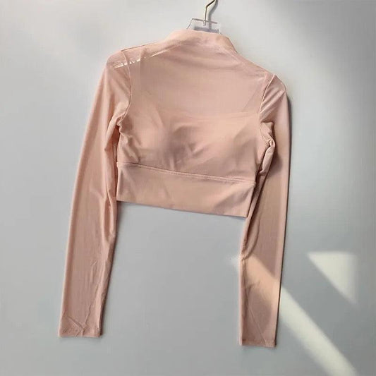 Terra Seamless Top with Inbuilt Bra In Pink