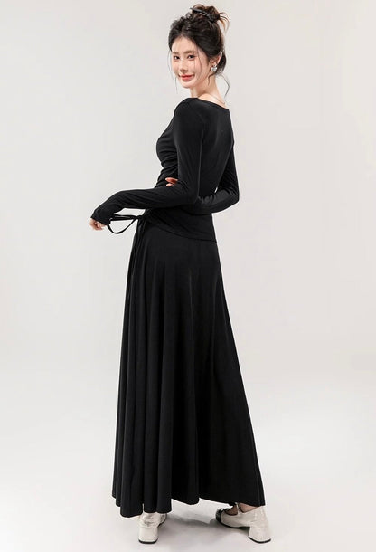 Mia Drawstring Coord Set - Set of Top and Skirt