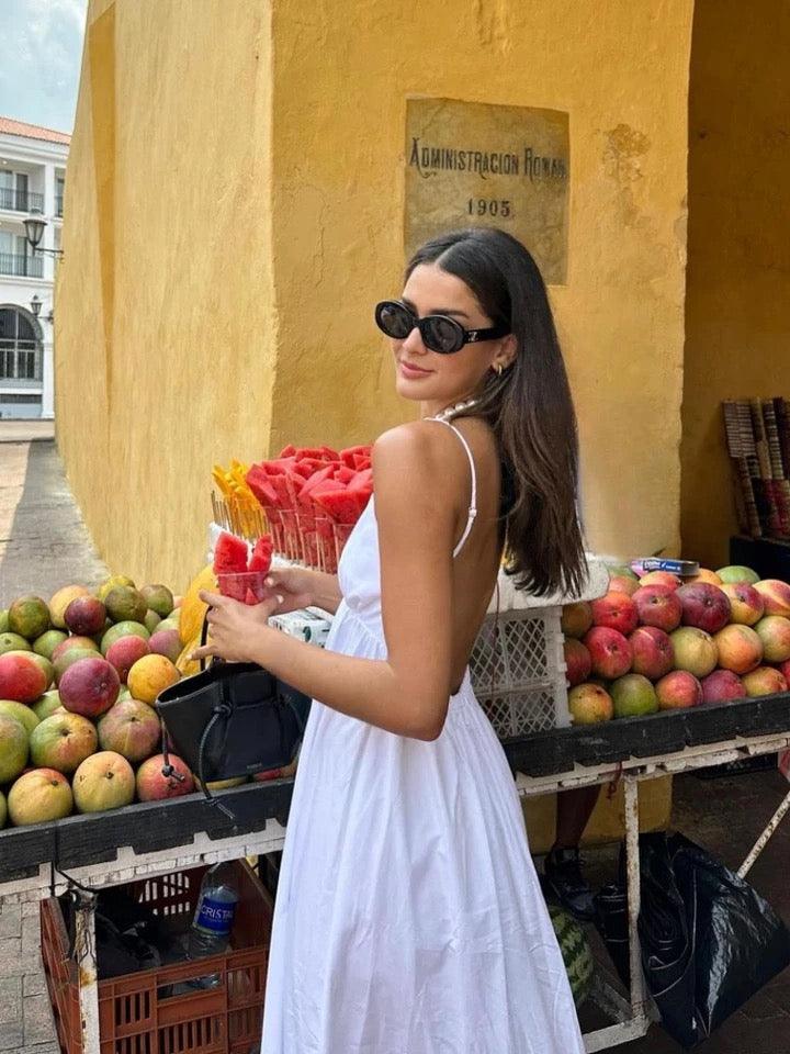 Summer Dream Maxi Dress in White