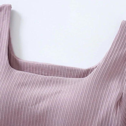 Levo Summer Tops with Inbuilt Bra In Black