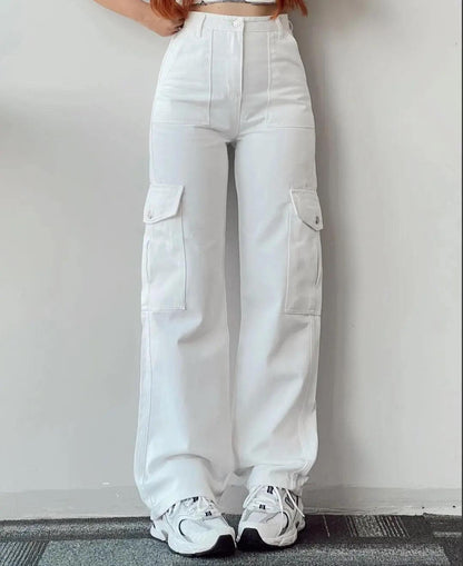 Roderno Cargo Statement Pants In Black
