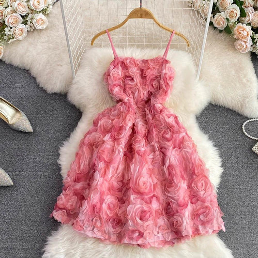 Veronica 3D Floral Dress