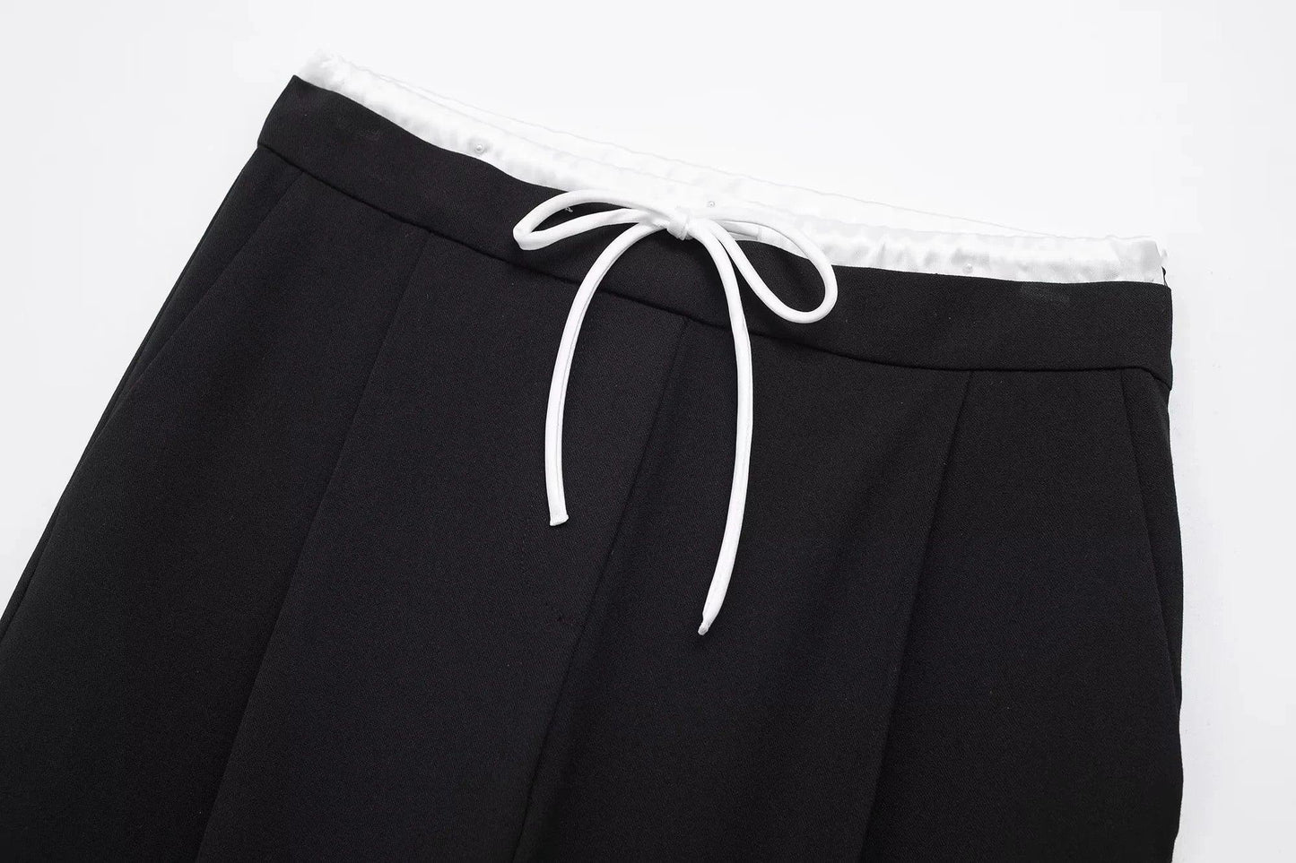 Fady High Waisted Pants In Black