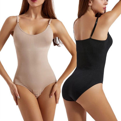 Laso Shapewear Bodysuit- Black