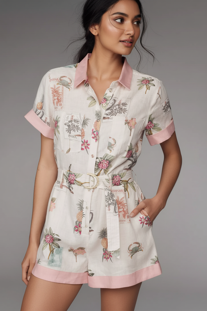 Austin Floral Summer Romper