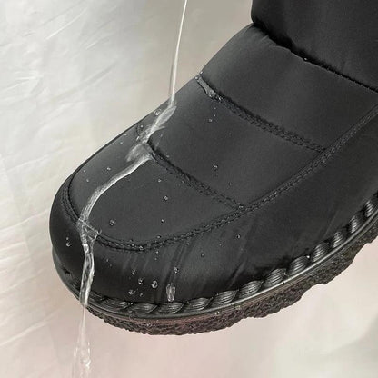 Waterproof Winter Snow Boots In Black
