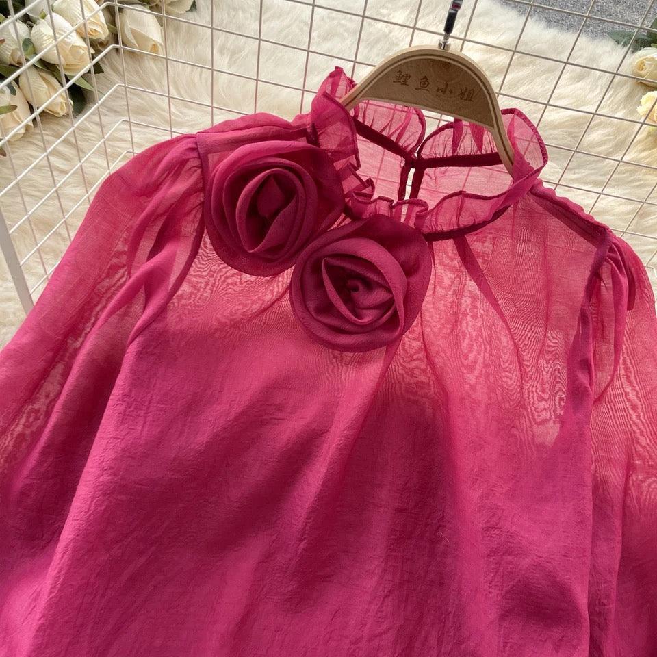Freya Rosette Blouse