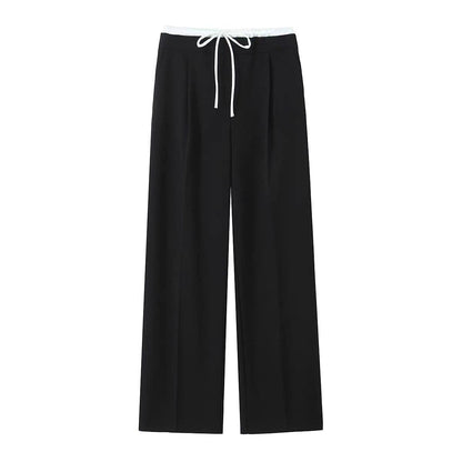 Fady High Waisted Pants In Black
