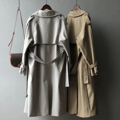 Seoul Statement Trenchcoat In Grey
