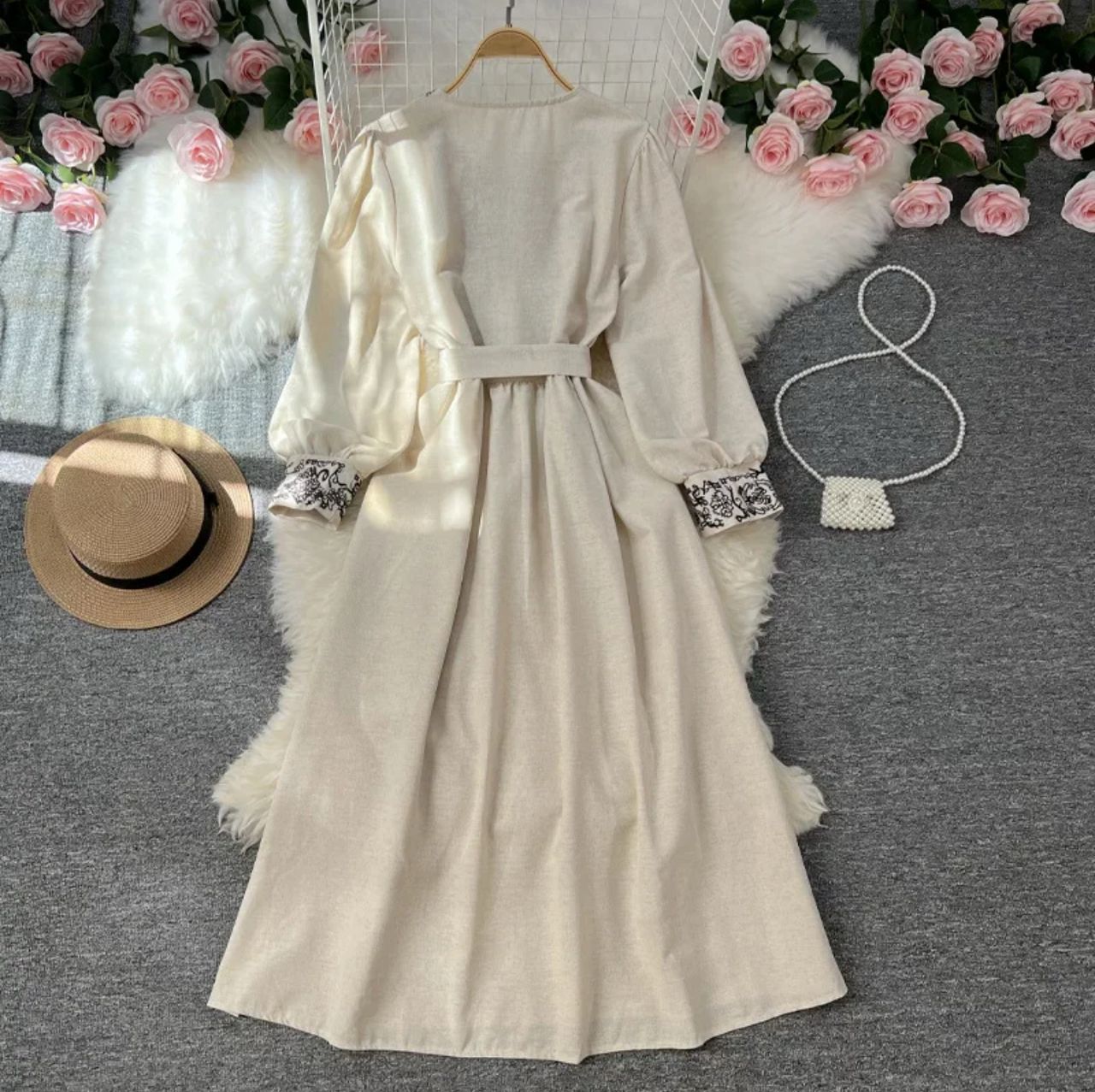 Lyra Statement Belted Dress