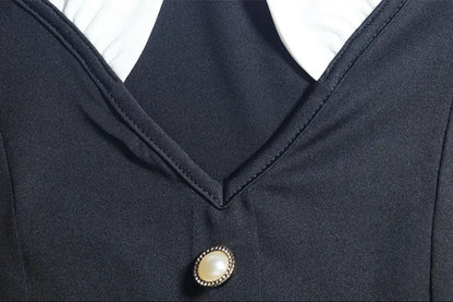 Debbie Buttoned Mini Dress