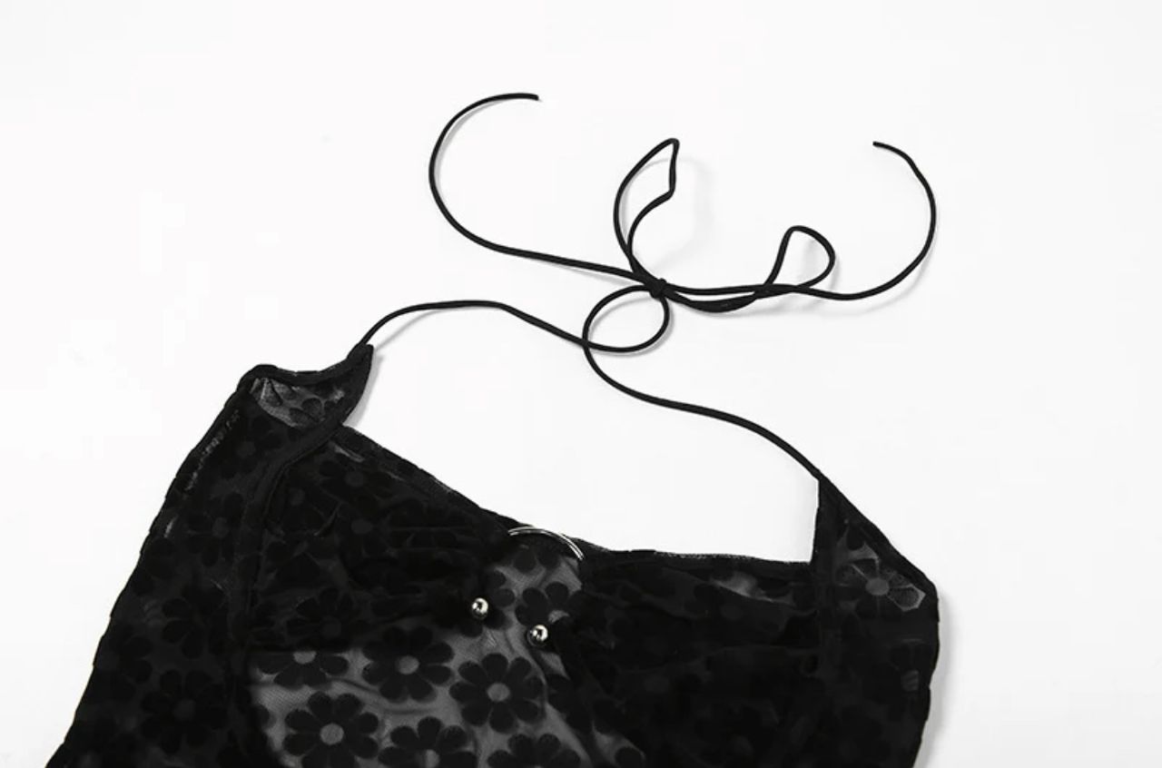 Emilia Statement Bodycon Mesh Dress