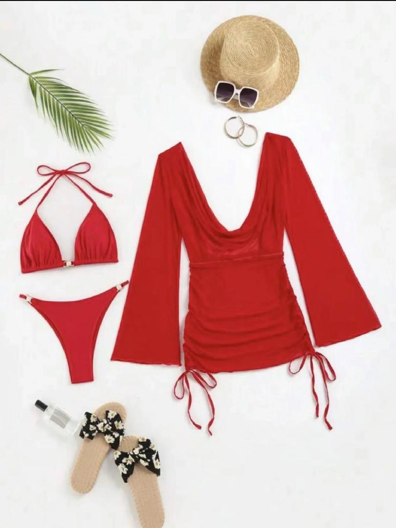 Junor 3 Piece Swimsuit with Coverup