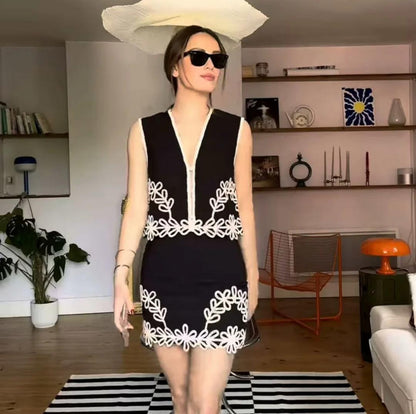 Nimo Embroidered Summer Coord