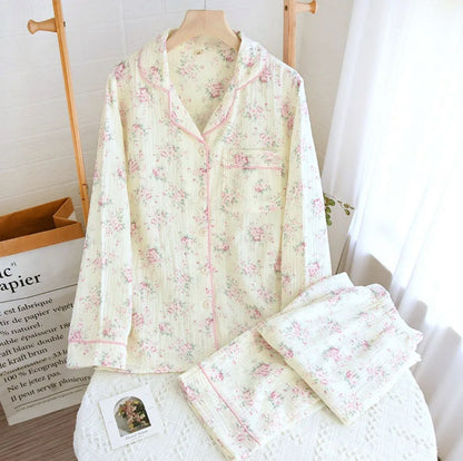 Meria Floral Cotton Nightsuit