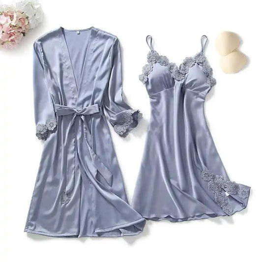 Amy Loungewear Set In Grey