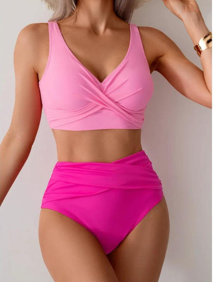 Ema Statement Summer Bikini In Pink